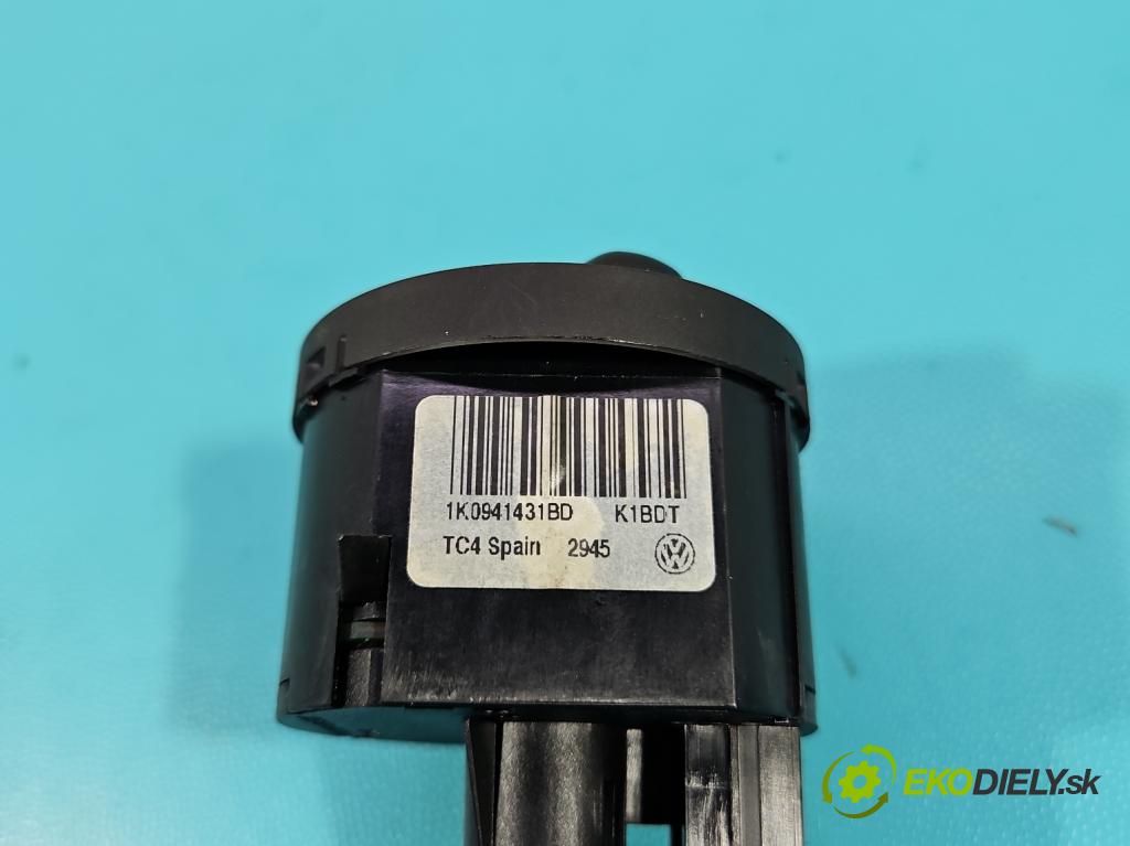 Vw Jetta VI 2010-2018 2.0 tdi 110 HP manual 81 kW 1968 cm3 4- prepínač světla: na doska: 1K09414311BD