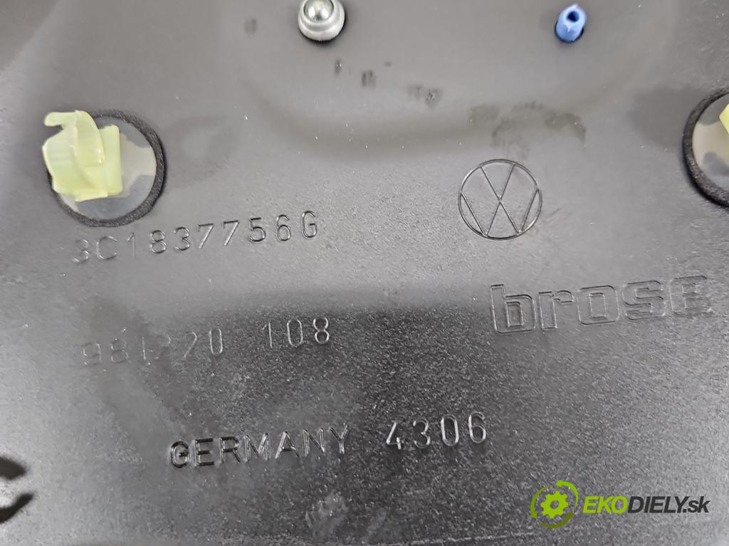 Vw Passat B6 2005-2010 2.0 tdi 140 hp manual 103 kW 1968 cm3 5- mechanismus stahování přední pravý 1K0959792L