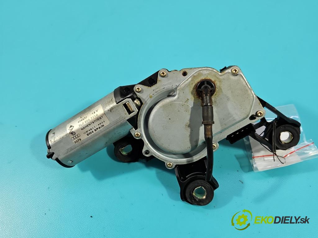 Audi A3 8L 1996-2003 1.6 8V 101 HP manual 74 kW 1595 cm3 5- motor stieračov zadné 8L0955711A