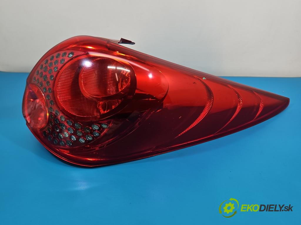 Peugeot 207 1.6 hdi 90 HP manual 66.2 kW 1560 cm3 5- svetlo / reflektor zadné pravé 9680157980 (Kľučka dverí ostatné)