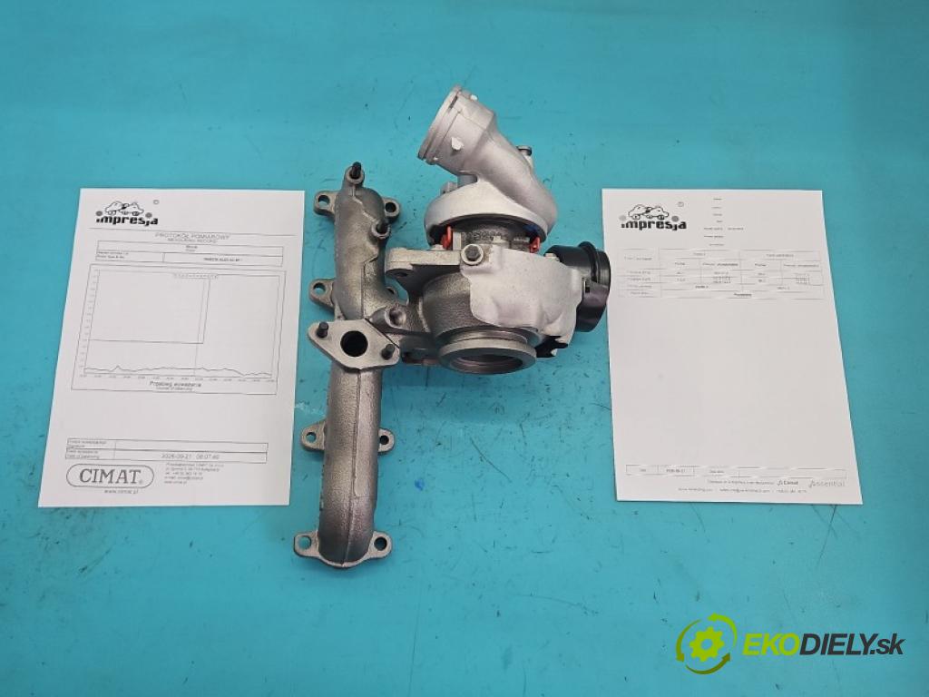 Audi A3 8P 2003-2012 1.9 tdi 105 hp manual 77 kW 1896 cm3 5- Turbodmychadlo repasováno BV39-0029