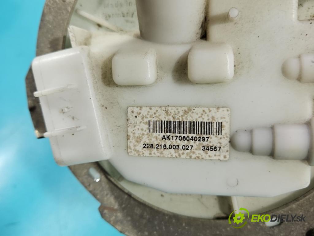 Opel Vectra C 2002-2008 1.8 16V 122 hp manual 90 kW 1796 cm3 4- čerpadlo paliva 228216003027
