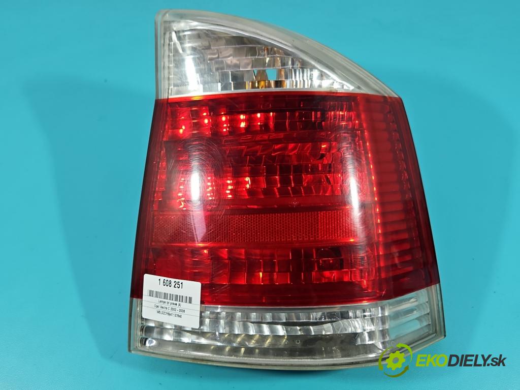 Opel Vectra C 2002-2008 1.8 16V 122 hp manual 90 kW 1796 cm3 4- světlo zadní pravé 1313002 (Klika dveří ostatní)