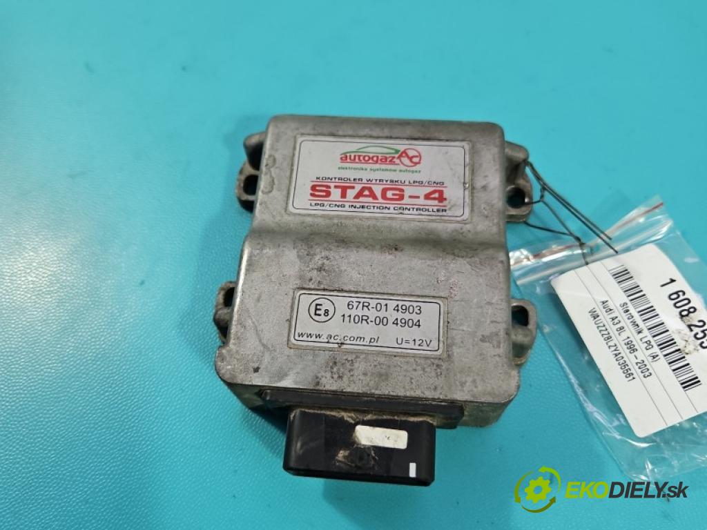 Audi A3 8L 1996-2003 1.6 8V 101 hp manual 74 kW 1595 cm3 5- řídící jednotka LPG STAG 4