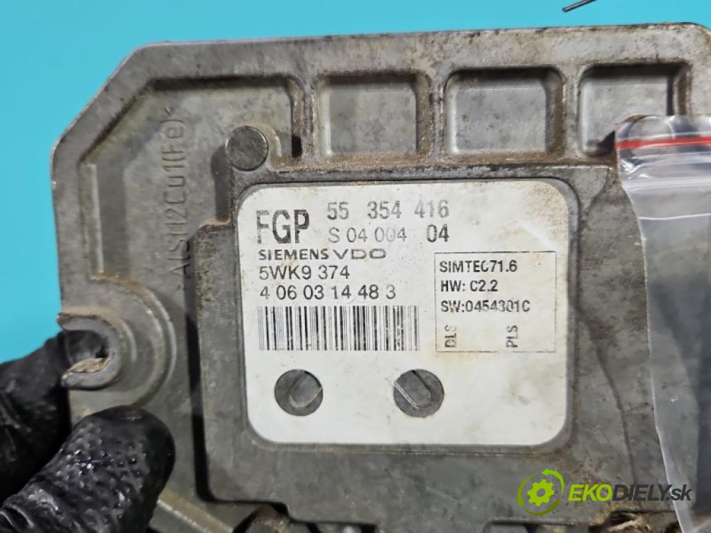 Opel Vectra C 2002-2008 1.8 16V 122 hp manual 90 kW 1796 cm3 4- řídící jednotka motoru 55354416