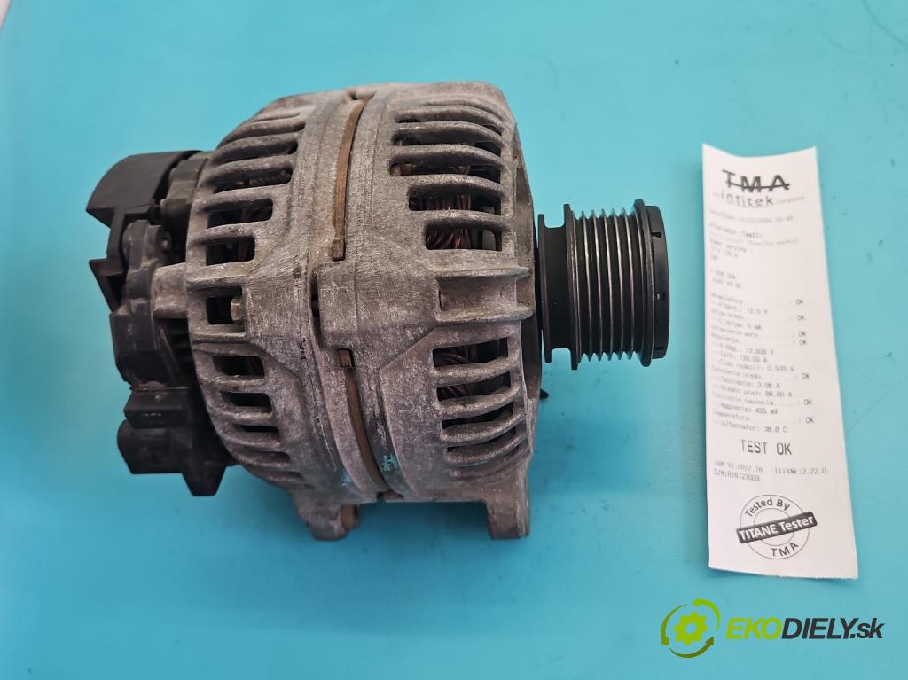 Audi A3 8L 1996-2003 1.6 8V 101 HP manual 74 kW 1595 cm3 5- Alternator 028903028E (Alternátor)