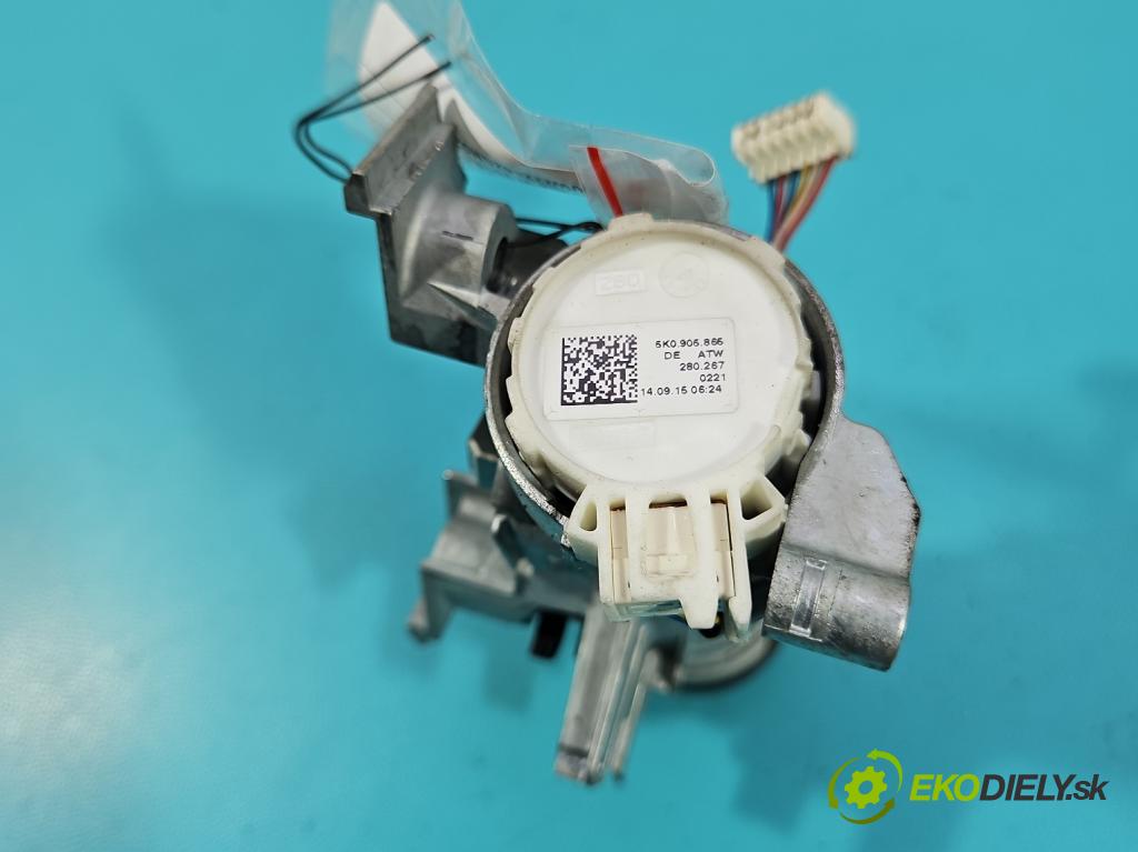 Vw Jetta VI 2010-2018 2.0 tdi 110 hp manual 81 kW 1968 cm3 4- spínací skříňka 5K0905865 (Spínací skříňka)