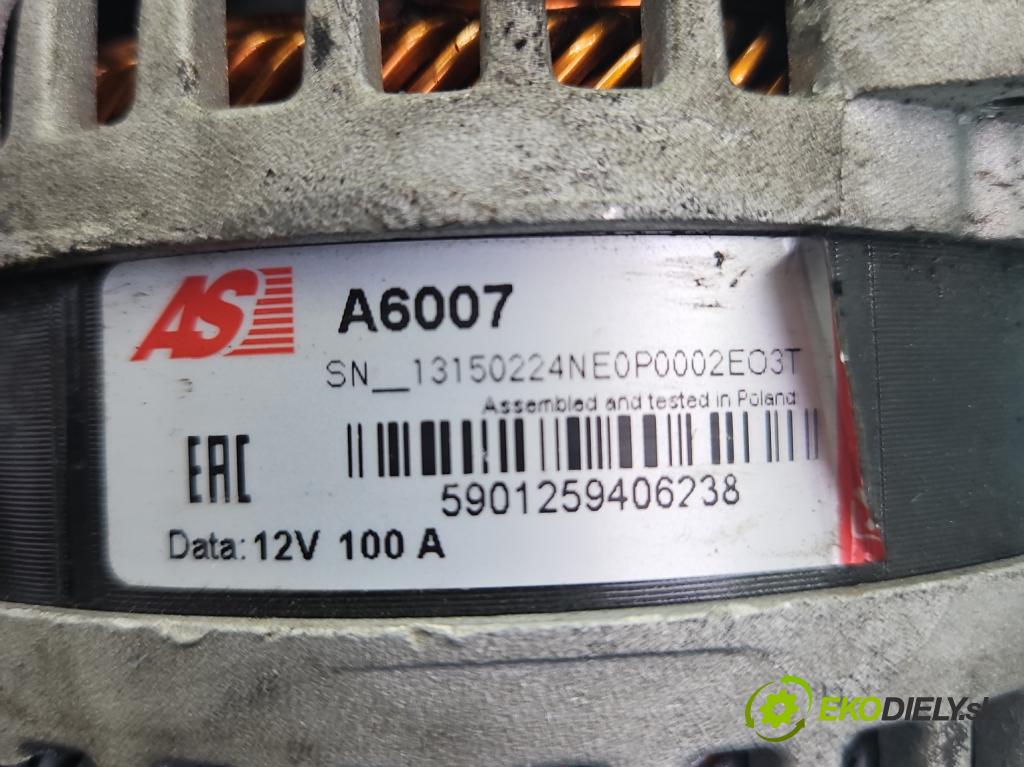 Toyota Corolla Verso I 2001-2004 2.0 D4D 90 hp manual 66 kW 1995 cm3 5- Alternator  (Alternátor)