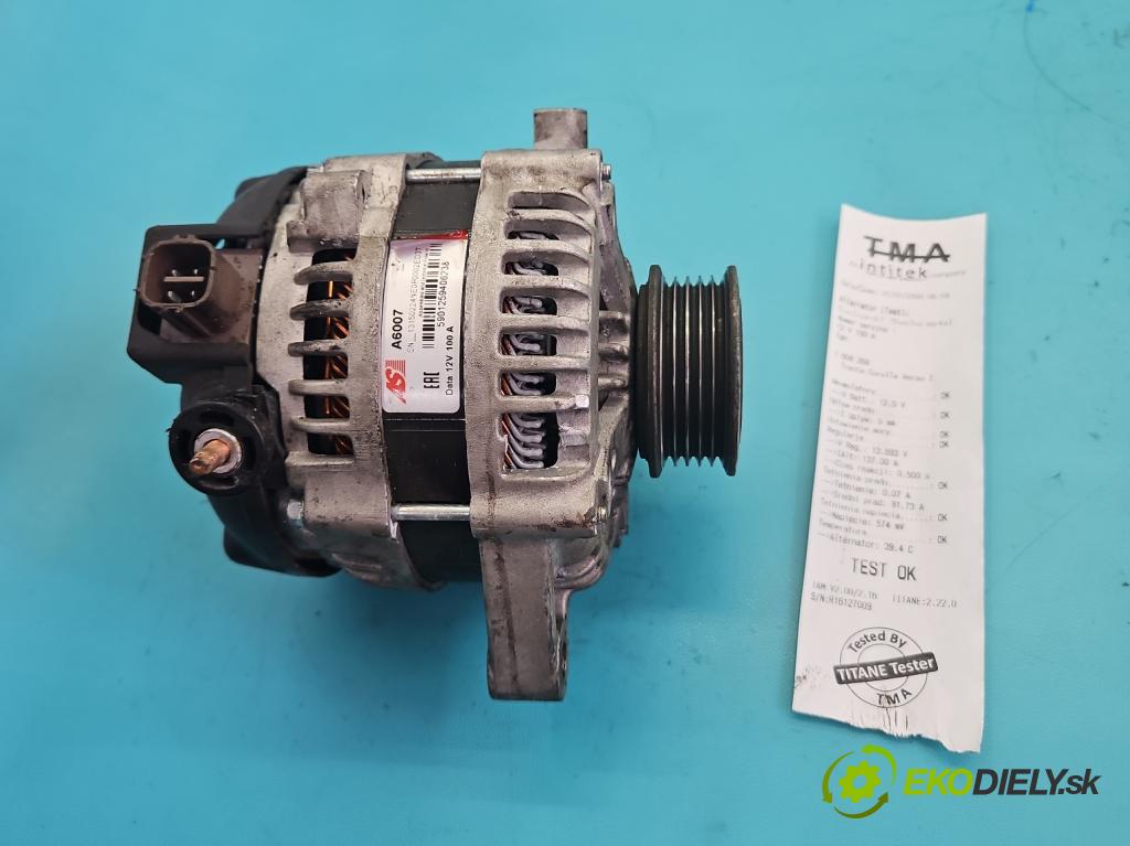Toyota Corolla Verso I 2001-2004 2.0 D4D 90 HP manual 66 kW 1995 cm3 5- Alternator  (Alternátor)