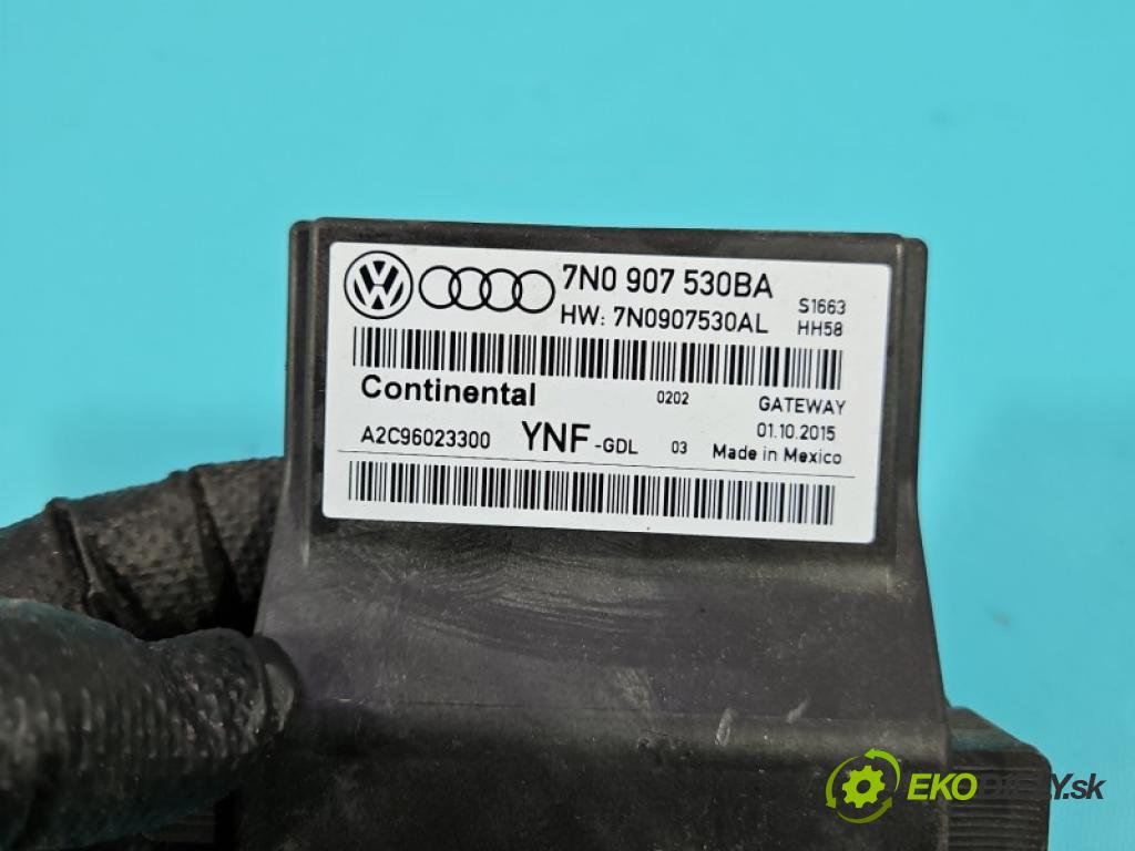 Vw Jetta VI 2010-2018 2.0 tdi 110 hp manual 81 kW 1968 cm3 4- řídící jednotka 7N0907530BA