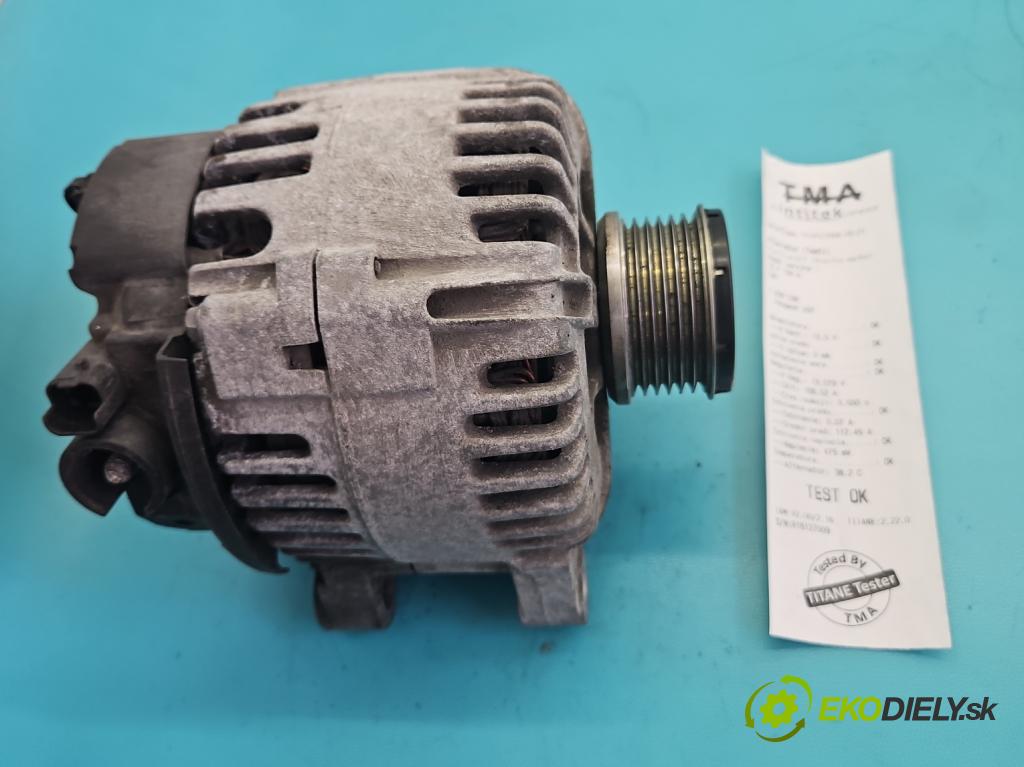 Peugeot 207 1.6 hdi 90 HP manual 66.2 kW 1560 cm3 5- Alternator 9646321780 (Alternátor)