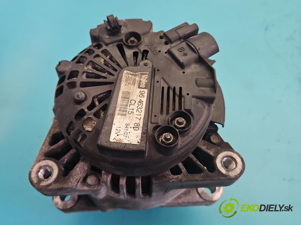 Peugeot 207 1.6 hdi 90 hp manual 66.2 kW 1560 cm3 5- Alternator 9646321780 (Alternátor)