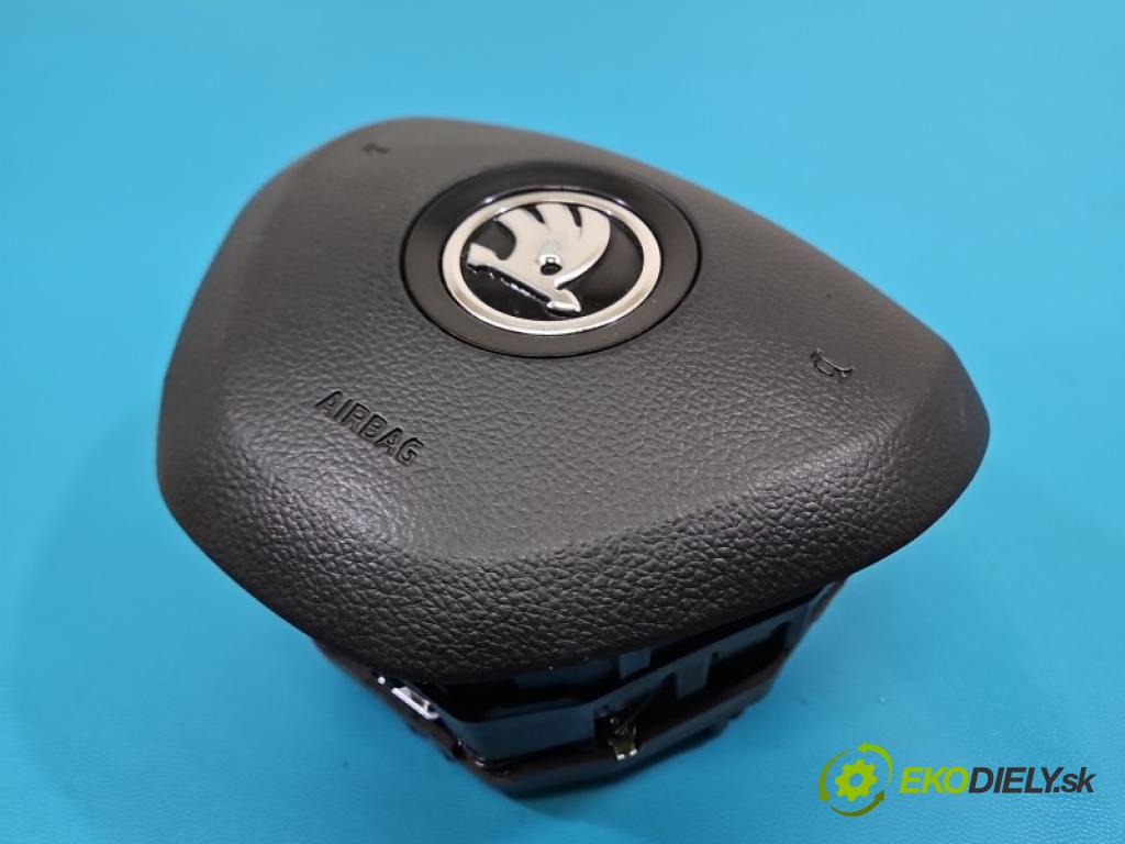 Skoda Rapid 2012-2019 1.4 tdi 90 HP manual 66 kW 1422 cm3 5- airbag vzduch: Řidiči: 6V0880201P (Airbag)
