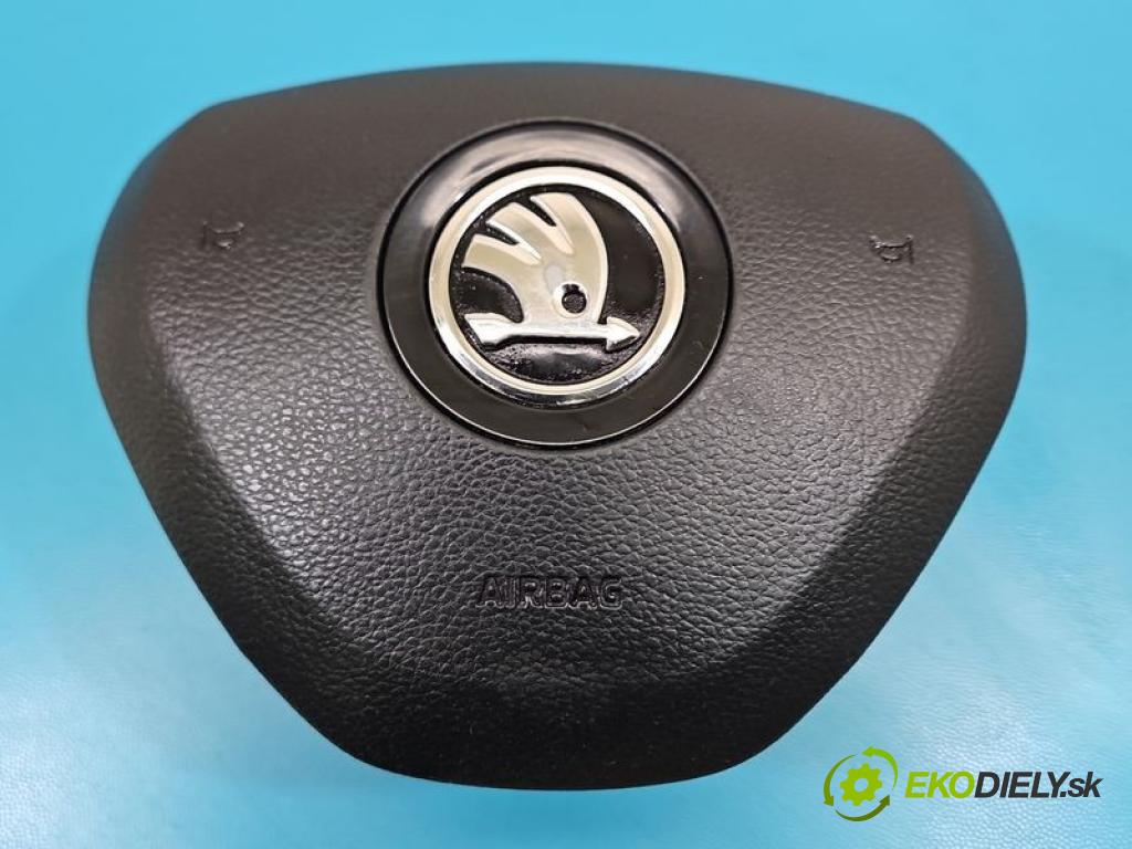 Skoda Rapid 2012-2019 1.4 tdi 90 HP manual 66 kW 1422 cm3 5- airbag vzduch: Řidiči: 6V0880201P (Airbag)