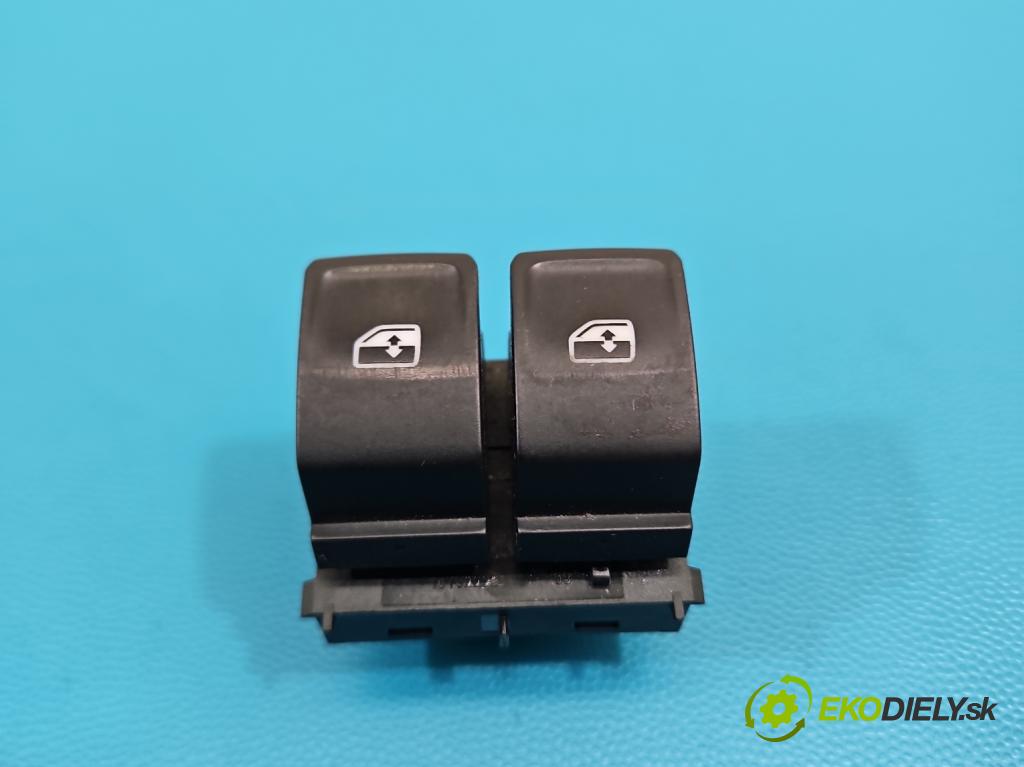 Skoda Rapid 2012-2019 1.4 tdi 90 HP manual 66 kW 1422 cm3 5- prepínač okien spätných zrkadiel 5JB959858C