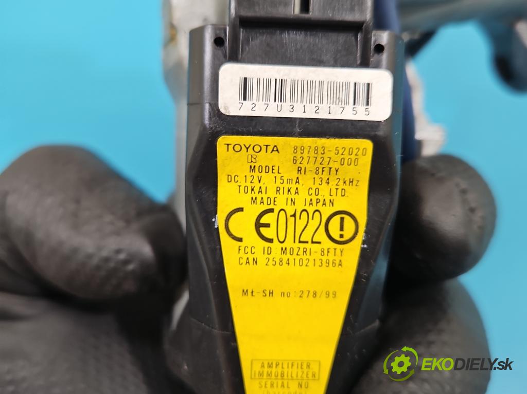 Toyota Yaris verso 1.3 vvti 86 hp manual 63 kW 1299 cm3 5- spínací skříňka 89783-52020 (Spínací skříňka)