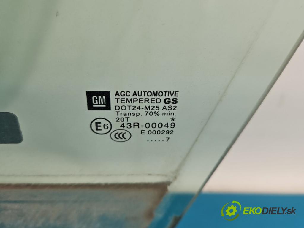 Opel Zafira C 2012-2019 Tourer 2.0 cdti B20DTH 170 hp manual 125 kW 1956 cm3 5- sklo dveře přední levé