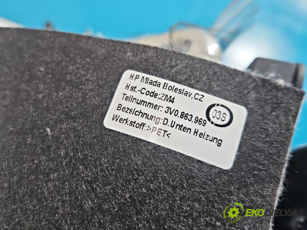 Skoda Superb III 2015-2024 1.5 TSI 150 HP automatic 110 kW 1498 cm3 5- radiator 443350-0050 (Radiátor kúrenia)