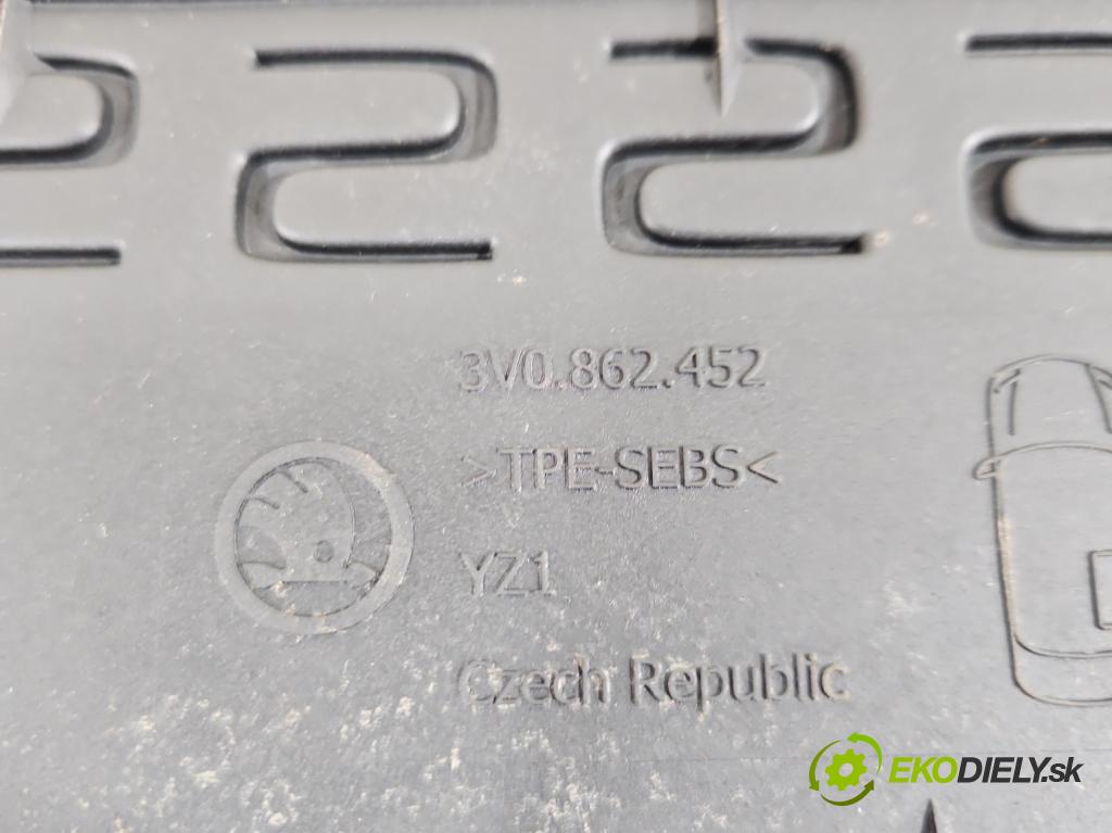 Skoda Superb III 2015-2024 1.5 TSI 150 hp automatic 110 kW 1498 cm3 5- Koberce: 3V1862436