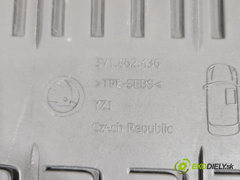 Skoda Superb III 2015-2024 1.5 TSI 150 hp automatic 110 kW 1498 cm3 5- Koberce: 3V1862436