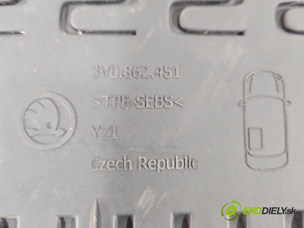 Skoda Superb III 2015-2024 1.5 TSI 150 hp automatic 110 kW 1498 cm3 5- Koberce: 3V1862436