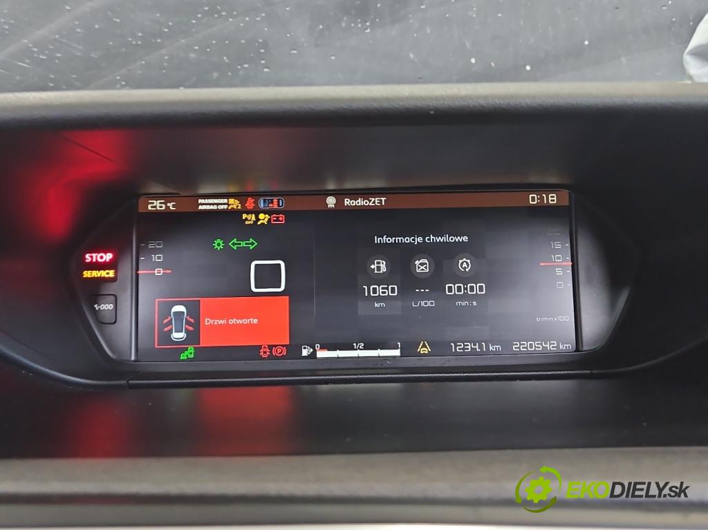 Citroen C4 Picasso II 2013-2019 1.6 hdi 109 hp manual 80 kW 1560 cm3 5- Přístrojová deska 9813590280 (Přístrojová deska)
