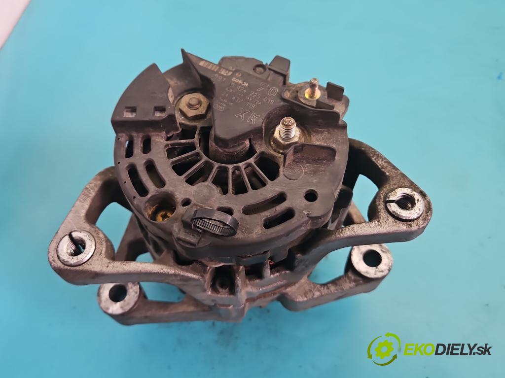 Opel Corsa C 2000-2006 1.0 12V 58 hp manual 43 kW 973 cm3 5- Alternator 0124225018 (Alternátor)