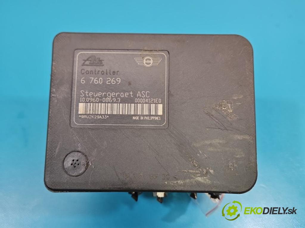 Mini One I 2000-2006 1.6 16v 116 HP manual 85 kW 1598 cm3 3- čerpadlo abs 6760269 (Pumpa ABS)