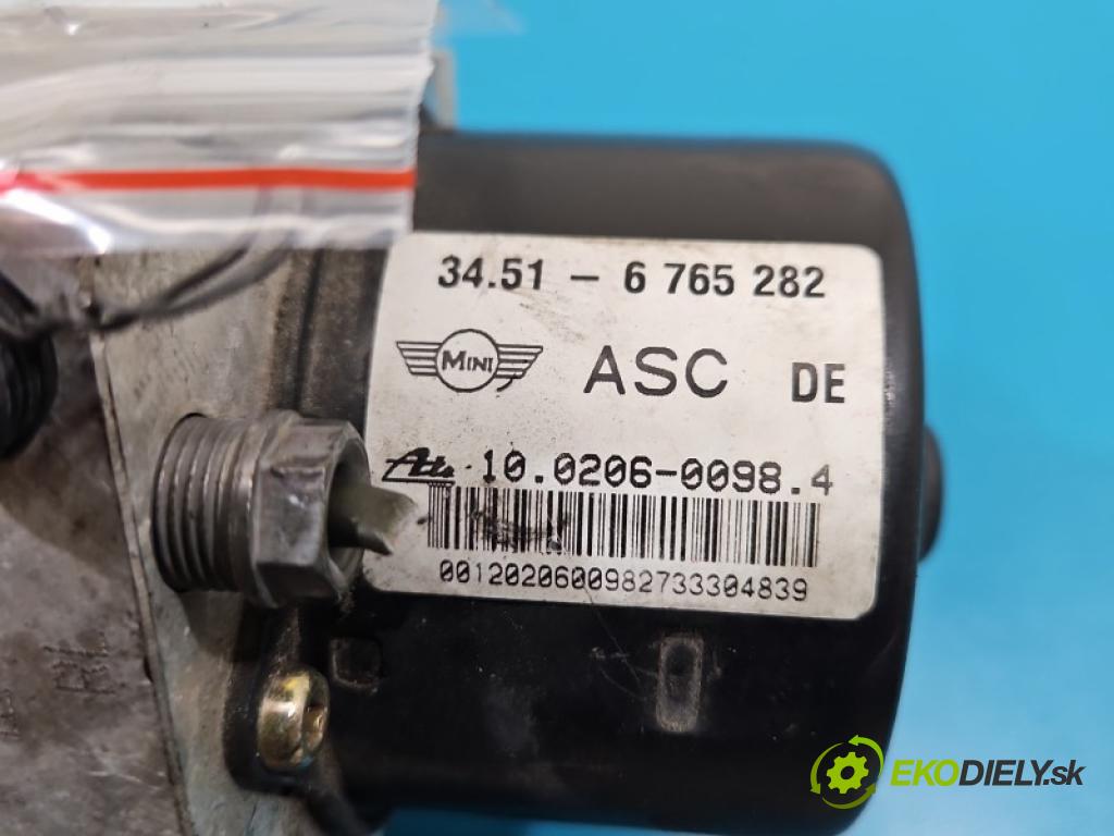Mini One I 2000-2006 1.6 16v 116 HP manual 85 kW 1598 cm3 3- čerpadlo abs 6760269 (Pumpa ABS)