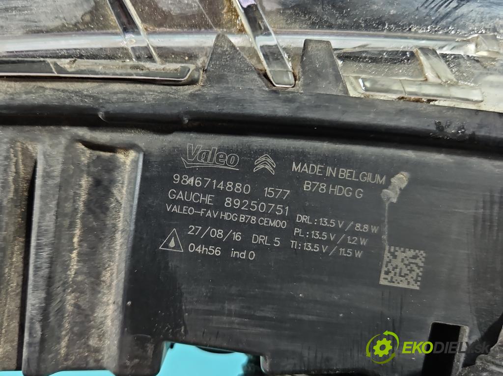 Citroen C4 Picasso II 2013-2019 1.6 hdi 109 hp manual 80 kW 1560 cm3 5- Světlo provozu denně levé 9816714880