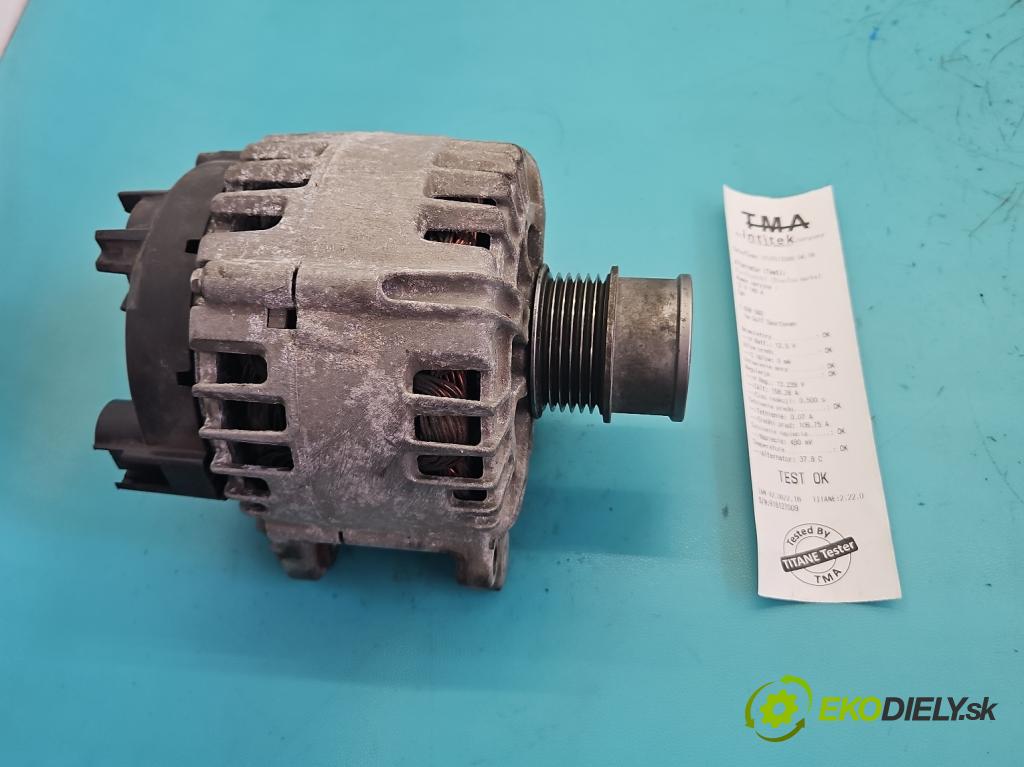 Vw Golf Sportsvan 1.4 TSI 125 HP manual 92 kW 1395 cm3 5- Alternator 04C903023M (Alternátor)