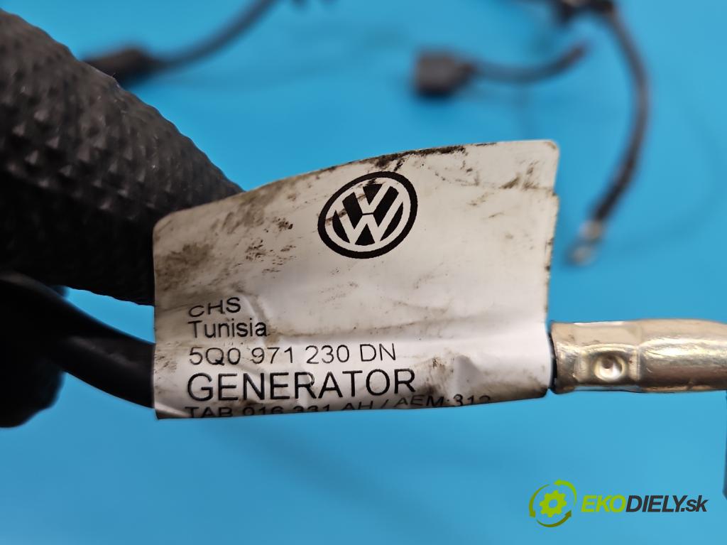 Vw Golf Sportsvan 1.4 TSI 125 HP manual 92 kW 1395 cm3 5- Zväzok: ostatné 5Q0971230DN
