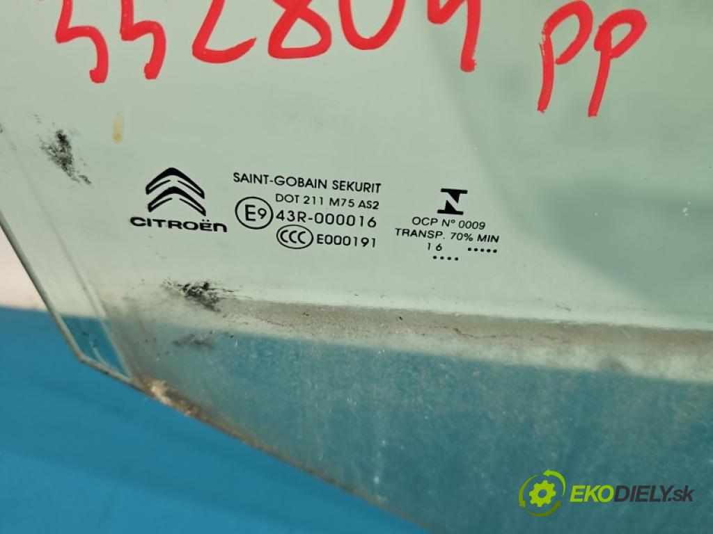 Citroen C4 Picasso II 2013-2019 1.6 hdi 109 hp manual 80 kW 1560 cm3 5- sklo dveře přední pravé