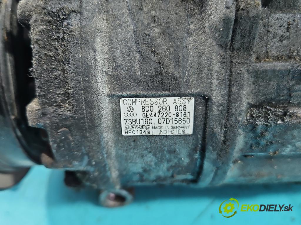 Vw Passat B5 1995-2005 1.9 tdi 131 HP manual 96 kW 1896 cm3 4- Kompresor: klimatizácie 8D0260808 (Kompresor klimatizácie)