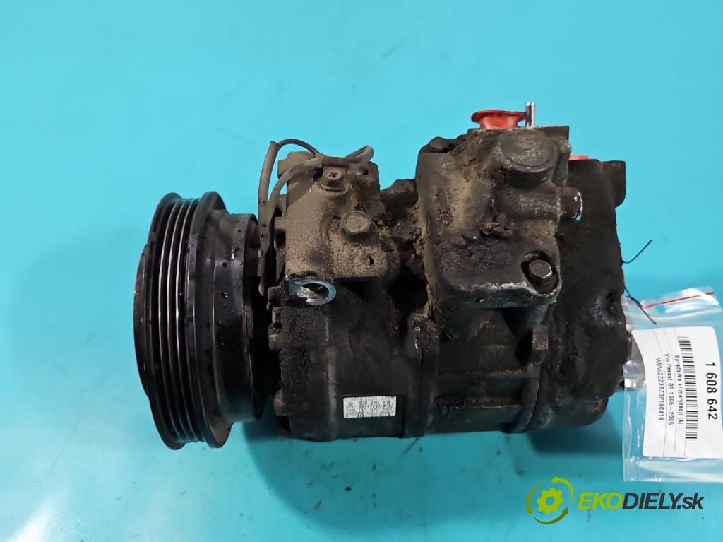 Vw Passat B5 1995-2005 1.9 tdi 131 HP manual 96 kW 1896 cm3 4- Kompresor: klimatizácie 8D0260808 (Kompresor klimatizácie)
