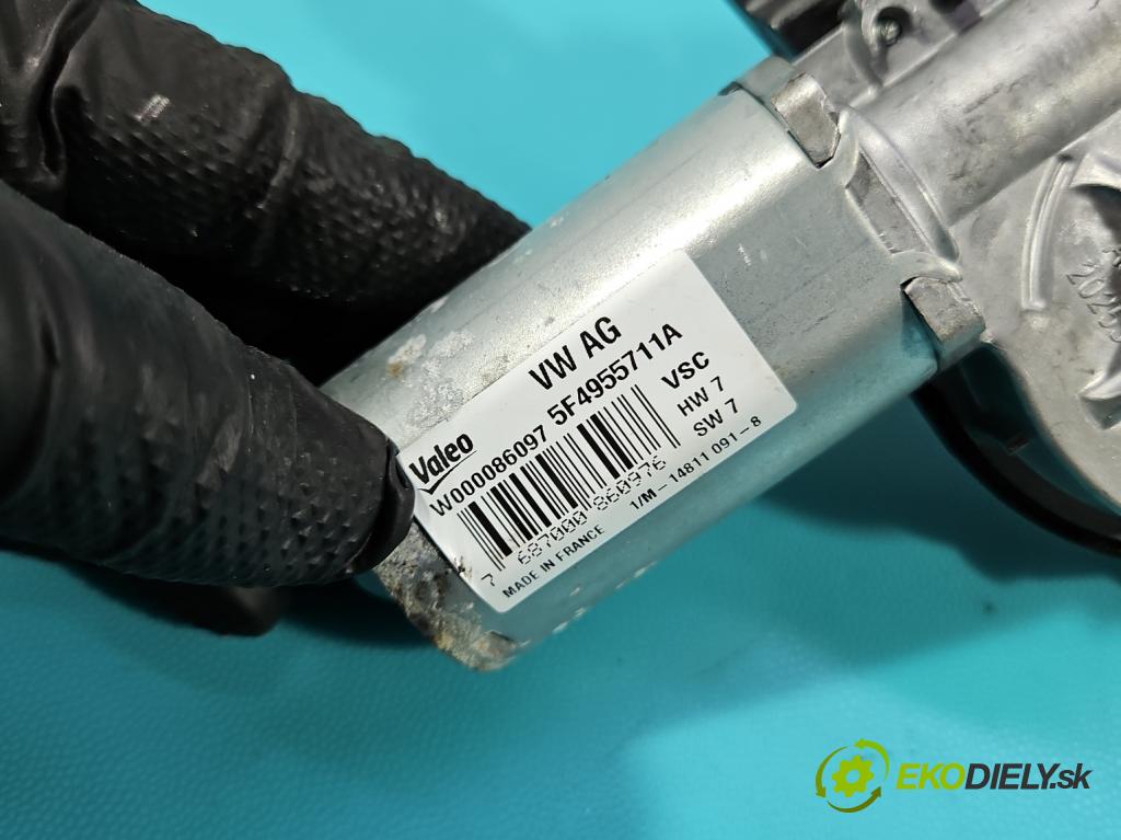 Skoda Rapid 2012-2019 1.4 tdi 90 HP manual 66 kW 1422 cm3 5- motor stieračov zadné 5F4955711A