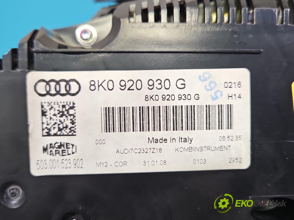 Audi A4 B8 2007-2015 3.2 V6 FSI 265KM automatic 195 kW 3197 cm3 4- prístrojovka/ budíky 8K0920930G (Prístrojová doska)