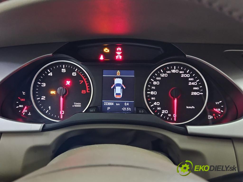 Audi A4 B8 2007-2015 3.2 V6 FSI 265KM automatic 195 kW 3197 cm3 4- prístrojovka/ budíky 8K0920930G (Prístrojová doska)