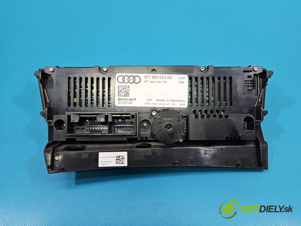 Audi A4 B8 2007-2015 3.2 265KM automatic 195 kW 3197 cm3 4- palubní deska panel topení 8T1820043AD