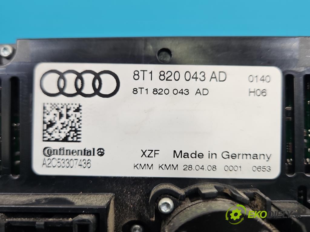 Audi A4 B8 2007-2015 3.2 265KM automatic 195 kW 3197 cm3 4- palubní deska panel topení 8T1820043AD
