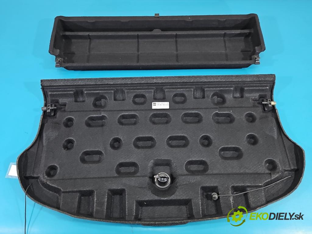 Seat Toledo III 2004-2009 1.6 8V 102 HP manual 75 kW 1595 cm3 5- zadná 5P5867769C (Pláto kufra)