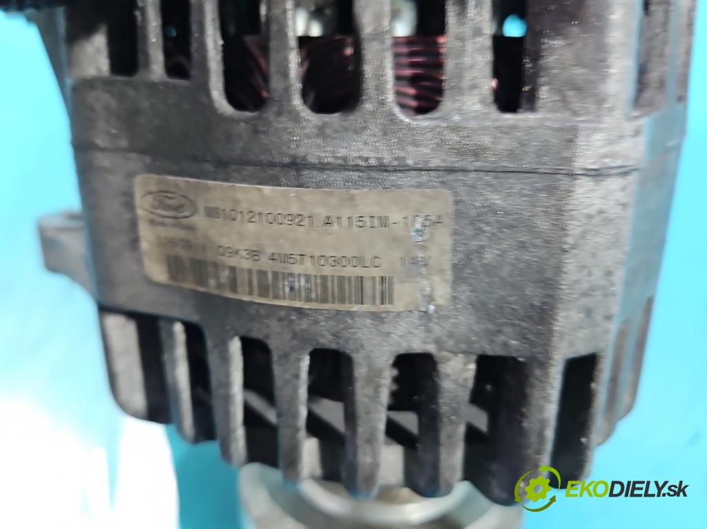 Ford Focus Mk2 2004-2011 1.8 tdci 116 hp manual 85 kW 1753 cm3 5- Alternator 4M5T10300LC (Alternátor)