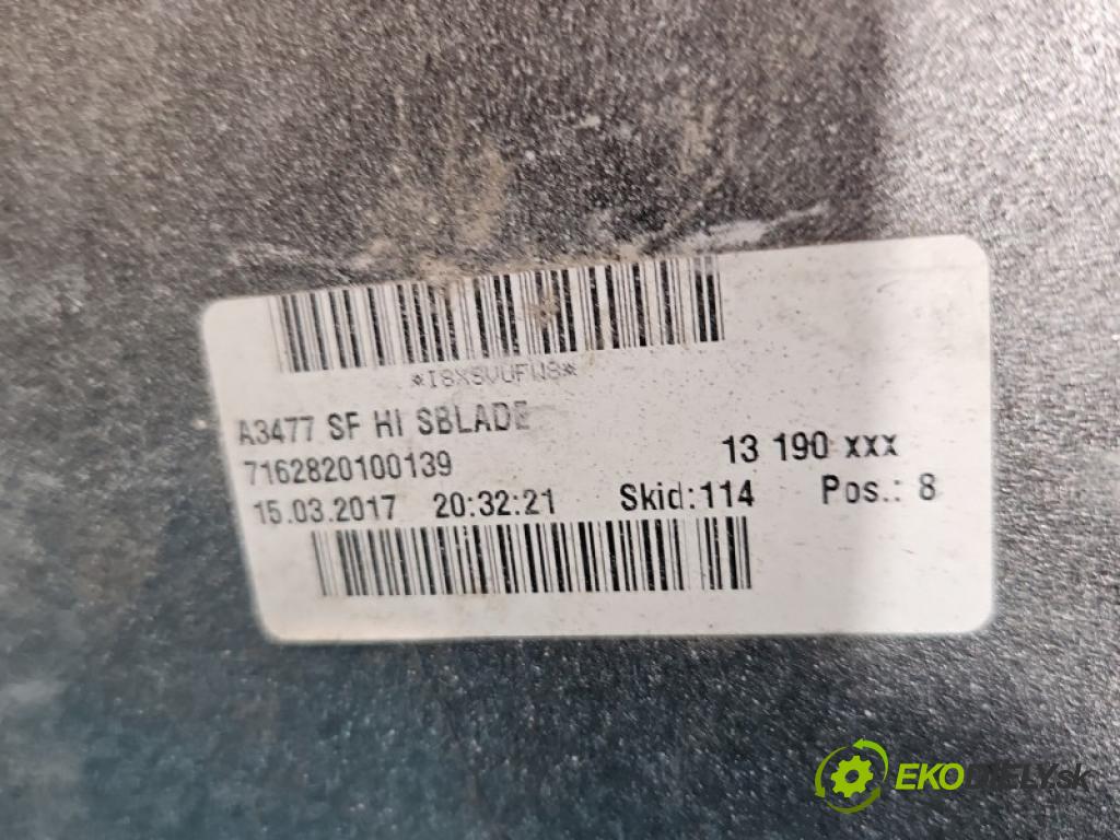 Opel Zafira C 2012-2019 Tourer 2.0 cdti B20DTH 170 hp manual 125 kW 1956 cm3 5- nárazník zadní  (Klika dveří ostatní)