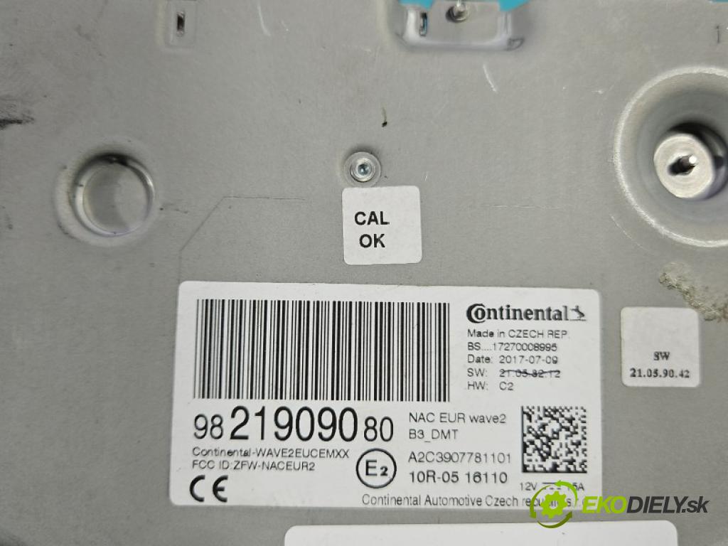 Citroen C4 Picasso II 2013-2019 1.6 hdi 109 hp manual 80 kW 1560 cm3 5- Navigace: čtečka 9821909080