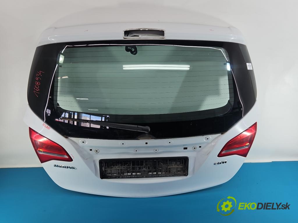 Opel Meriva B 2010-2017 1.7 CDTI A17DTS: 110 HP manual 81 kW 1686 cm3 5- zadna kufor  (Kapota zadná (kufor))