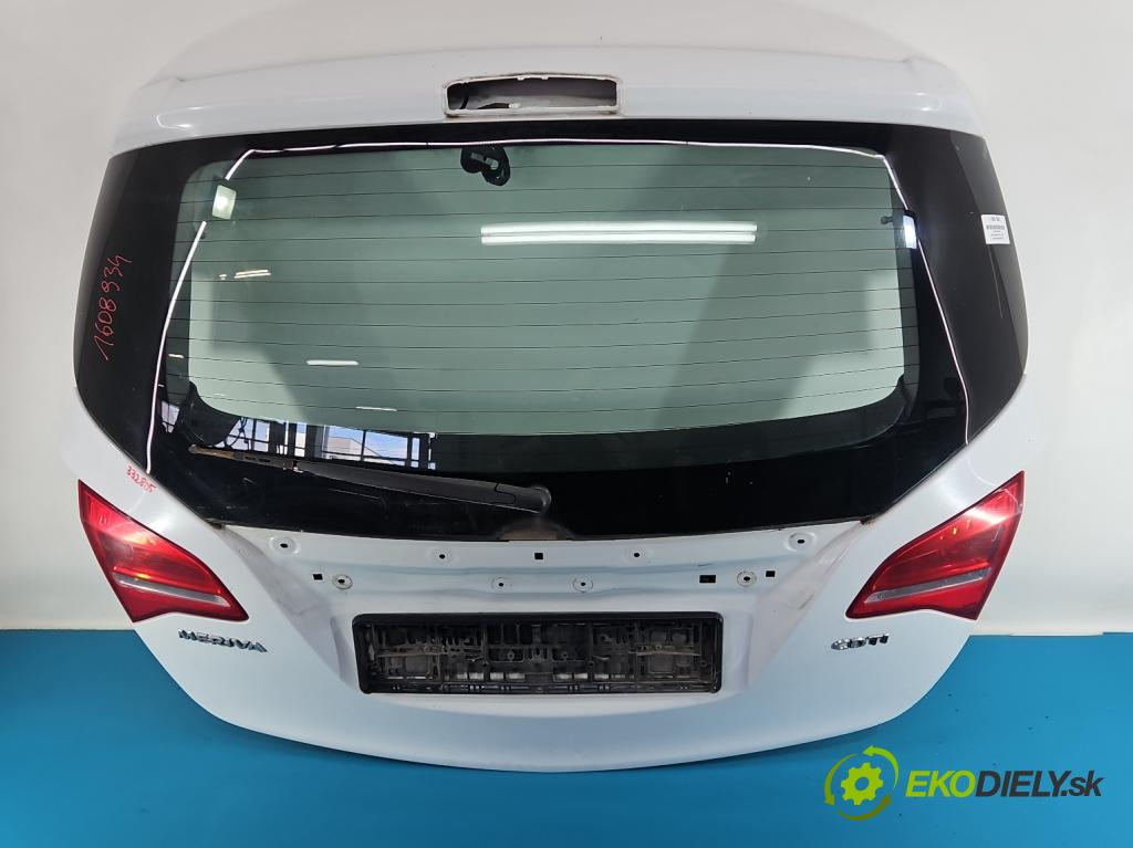 Opel Meriva B 2010-2017 1.7 CDTI A17DTS: 110 HP manual 81 kW 1686 cm3 5- zadna kufor  (Kapota zadná (kufor))