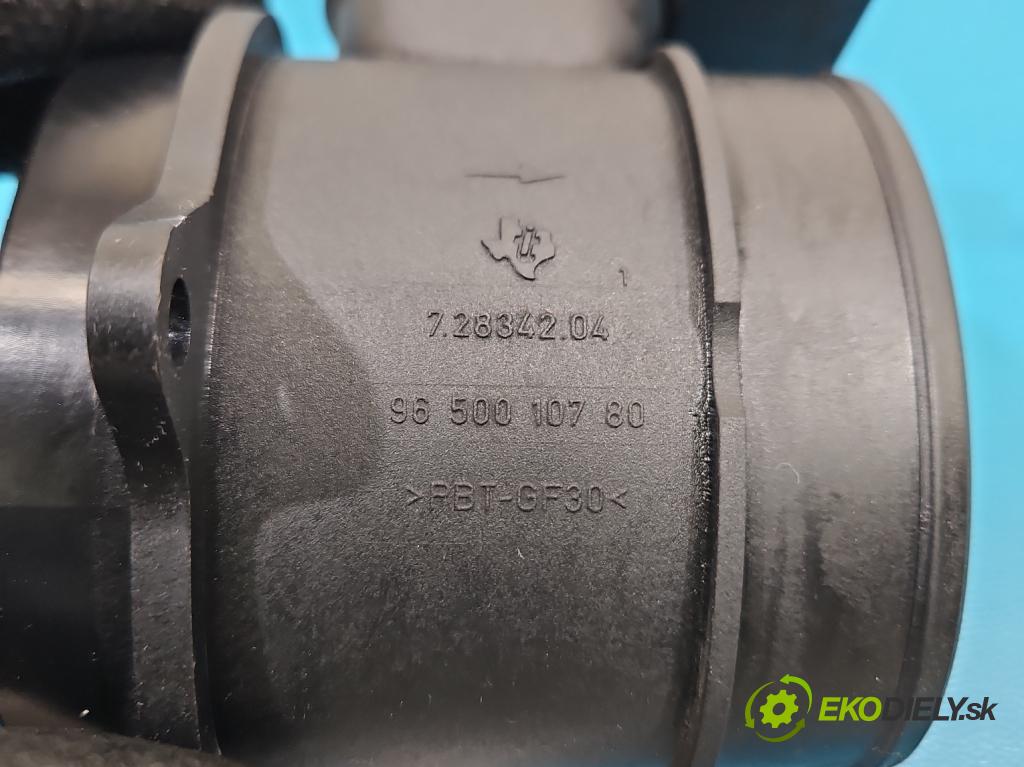Mazda 3 I BK 2003-2009 1.6 citd 109 HP manual 80 kW 1560 cm3 5- průtokoměr: 9650010780 (Váha vzduchu)