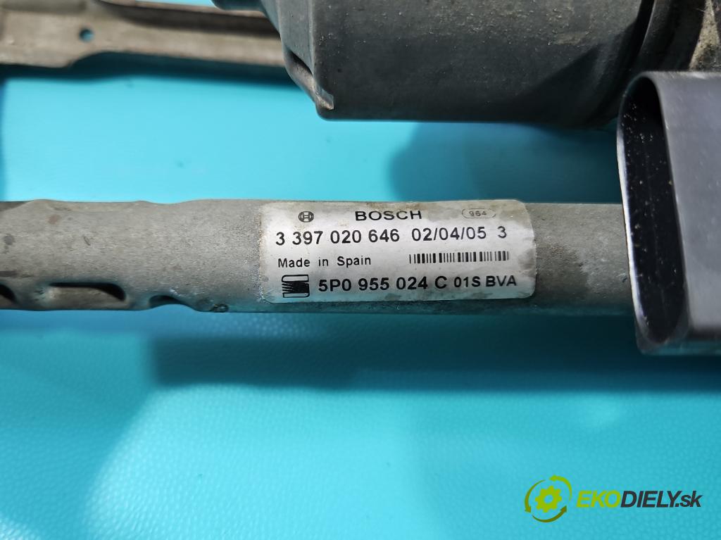 Seat Toledo III 2004-2009 1.6 8V 102 hp manual 75 kW 1595 cm3 5- motor stěračů přední 5P0955120A
