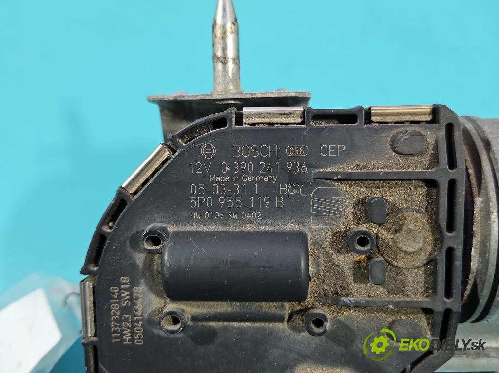 Seat Toledo III 2004-2009 1.6 8V 102 HP manual 75 kW 1595 cm3 5- motor stieračov predné 5P0955119B