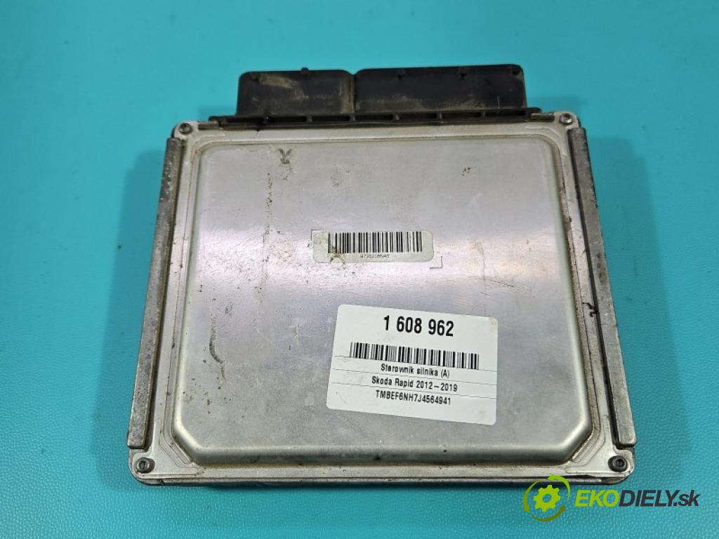 Skoda Rapid 2012-2019 1.4 tdi 90 hp manual 66 kW 1422 cm3 5- řídící jednotka motoru 04B907445
